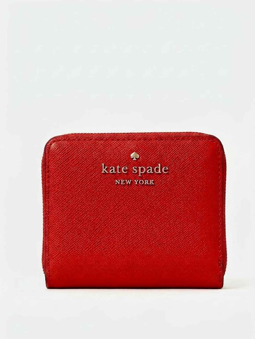 kate spade Red Bifold Compact Wallet